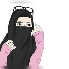 Detail Hijab Syari Kartun Nomer 27