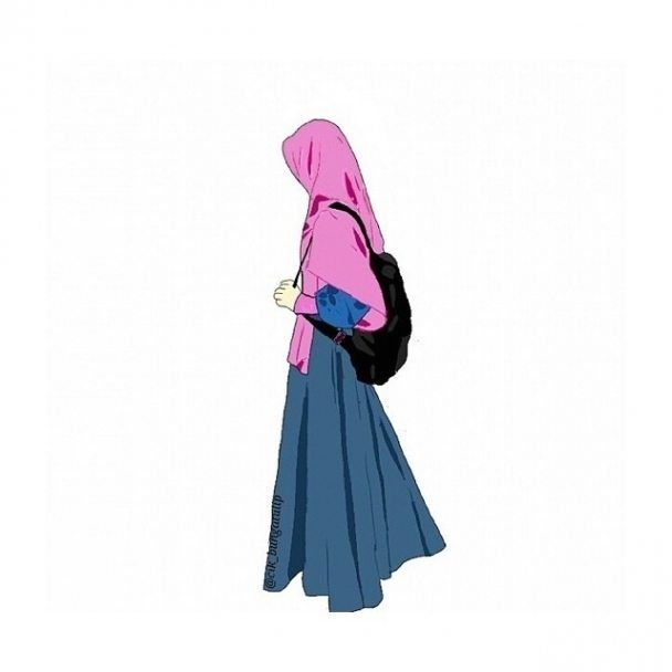 Detail Hijab Syari Kartun Nomer 4