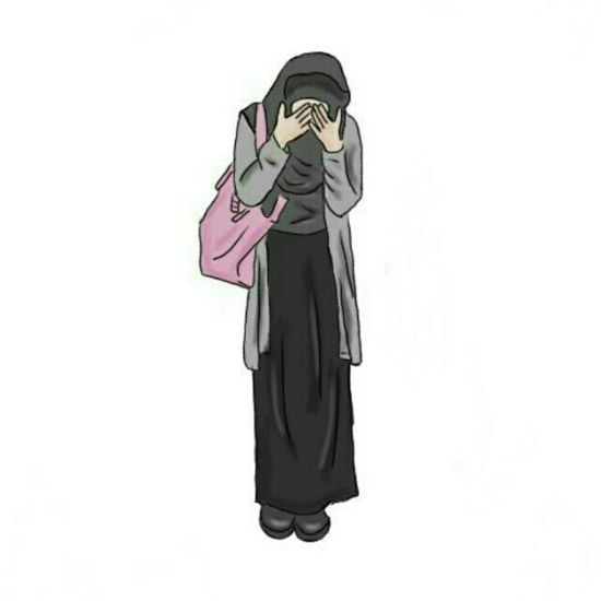 Detail Hijab Syari Kartun Nomer 7