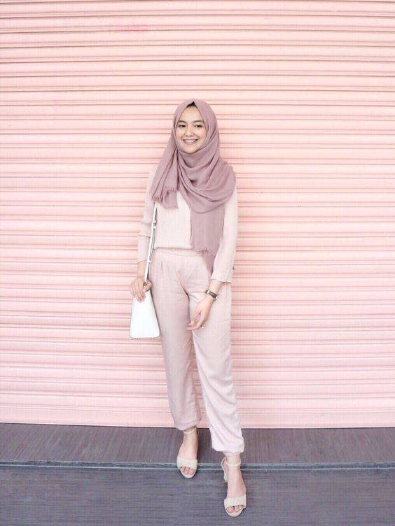 Detail Hijab Yang Cocok Untuk Baju Warna Dusty Pink Nomer 10