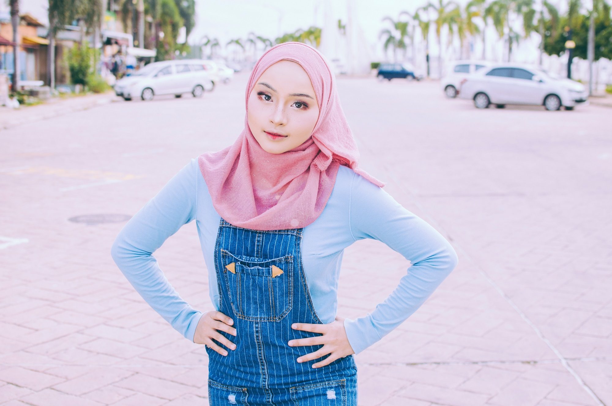 Detail Hijab Yang Cocok Untuk Baju Warna Dusty Pink Nomer 24