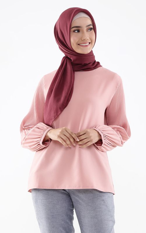 Detail Hijab Yang Cocok Untuk Baju Warna Dusty Pink Nomer 25