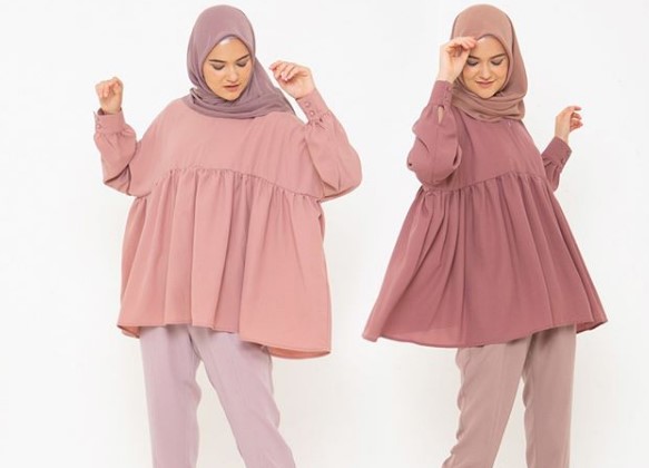 Detail Hijab Yang Cocok Untuk Baju Warna Dusty Pink Nomer 26