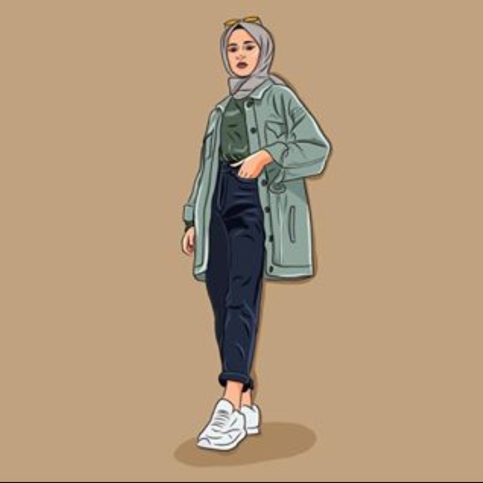 Detail Hijabers Animasi Nomer 24