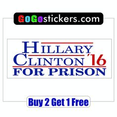 Detail Hillary Clinton 2016 Bumper Sticker Free Nomer 20