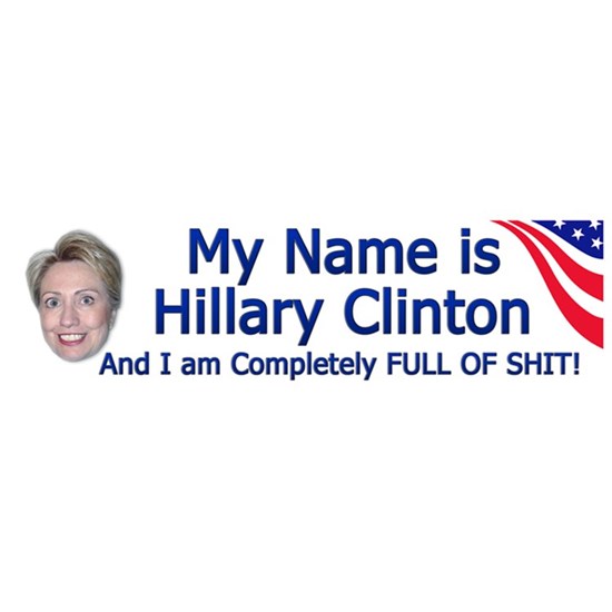 Detail Hillary Clinton 2016 Bumper Sticker Free Nomer 40