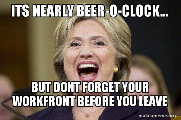 Detail Hillary Clinton Beer Meme Nomer 25