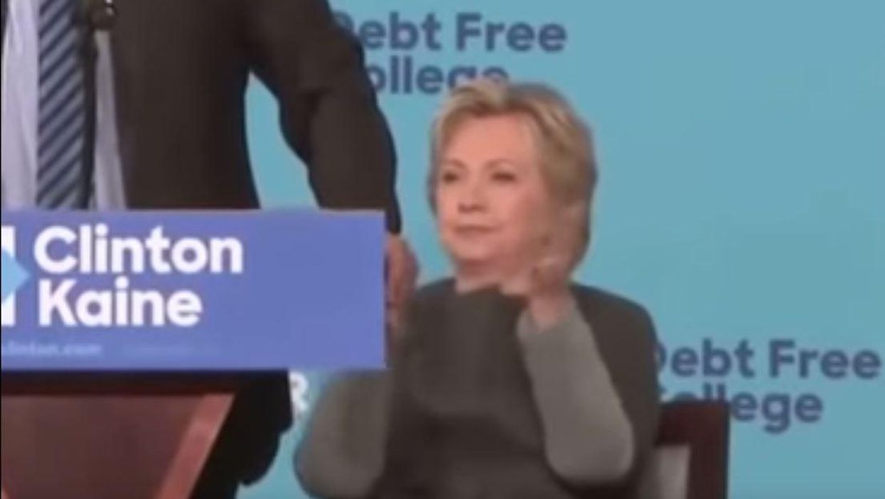 Detail Hillary Clinton Clapping Nomer 12