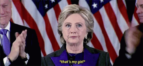 Detail Hillary Clinton Clapping Nomer 3