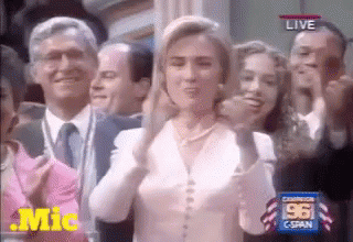 Detail Hillary Clinton Clapping Nomer 53
