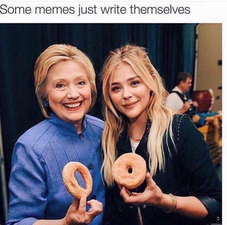 Detail Hillary Clinton Donut Meme Nomer 2