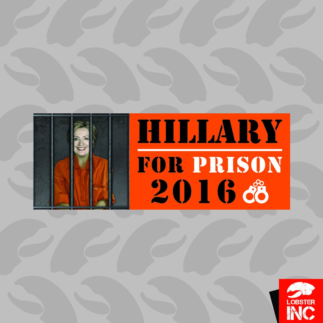 Detail Hillary Clinton For Prison Bumper Sticker Nomer 28