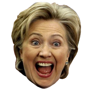 Hillary Clinton Head Png - KibrisPDR