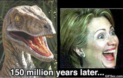 Detail Hillary Clinton Is A Dino Nomer 3