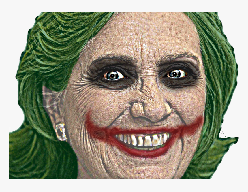 Detail Hillary Clinton Joker Face Nomer 2