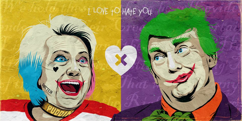 Detail Hillary Clinton Joker Face Nomer 28