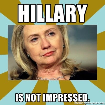 Detail Hillary Clinton Meme Generator Nomer 50