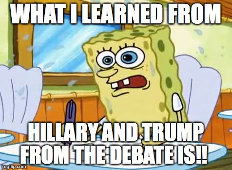 Detail Hillary Clinton Spongebob Meme Nomer 15