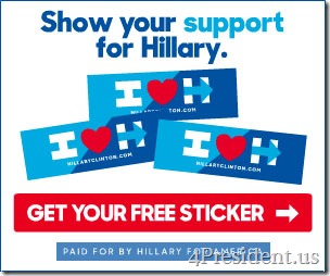 Detail Hillary Clinton Stickers Free Nomer 21