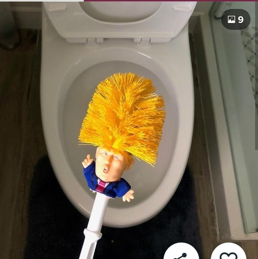 Detail Hillary Clinton Toilet Brush Nomer 19