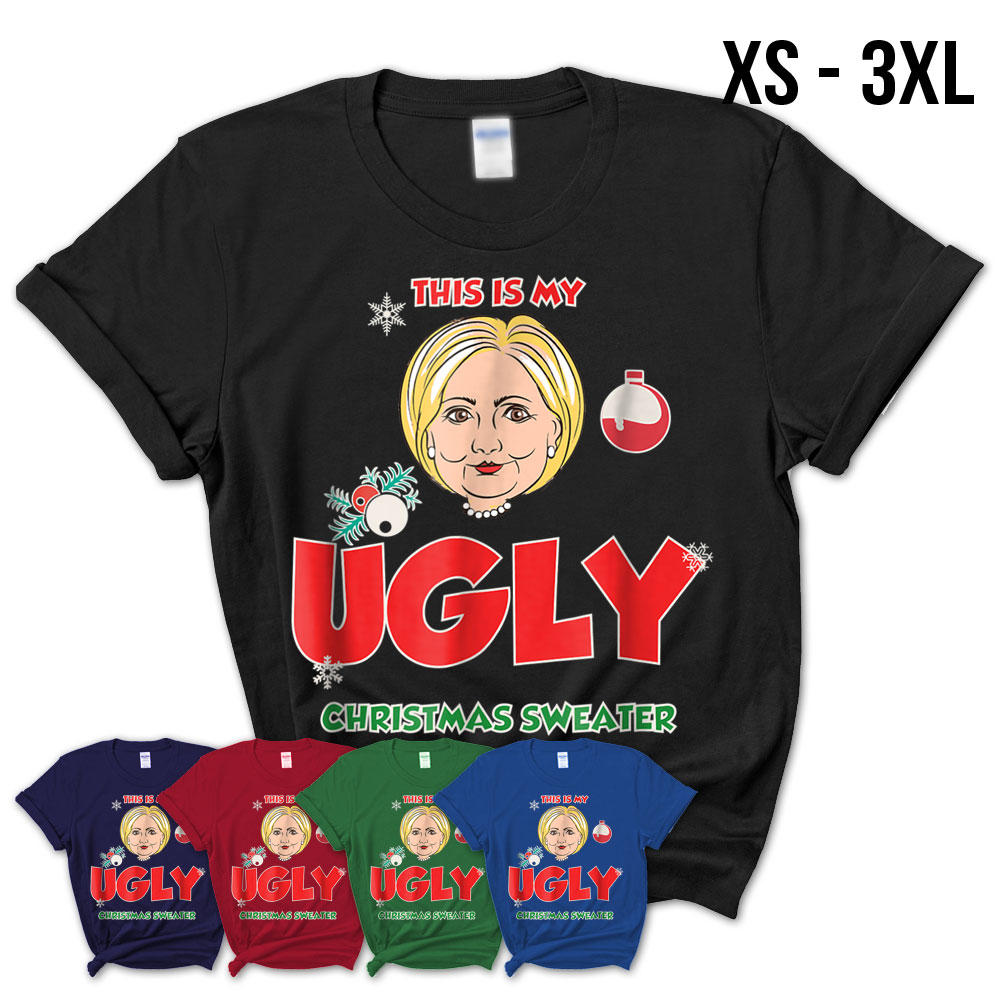 Detail Hillary Email Christmas Sweater Nomer 18