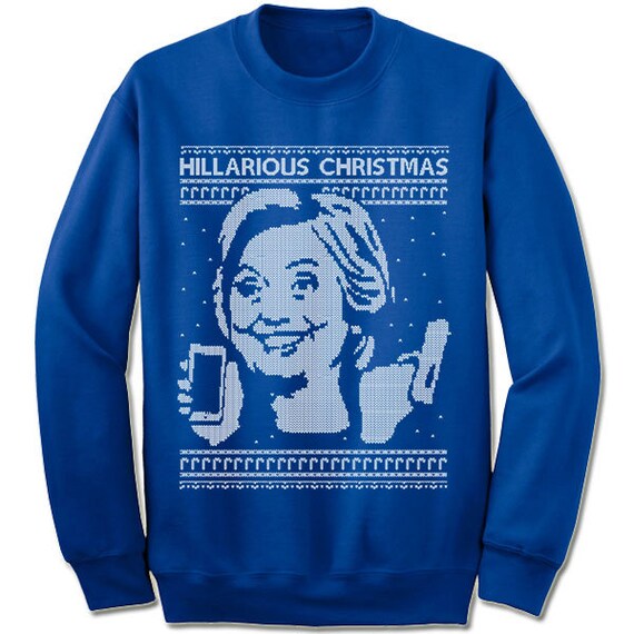 Detail Hillary Email Christmas Sweater Nomer 10