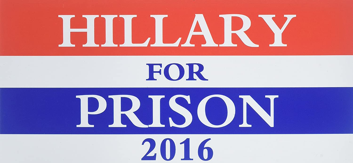 Detail Hillary For Prison Bumper Sticker Amazon Nomer 21