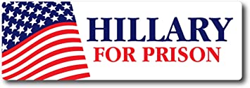 Detail Hillary For Prison Bumper Sticker Amazon Nomer 4