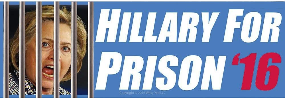 Detail Hillary For Prison Bumper Sticker Amazon Nomer 6