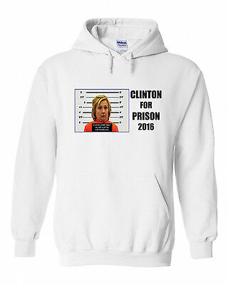 Detail Hillary For Prison Hoodie Nomer 5