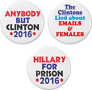 Detail Hillary For Prison Pin Nomer 8