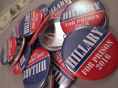 Detail Hillary For Prison Pin Nomer 9