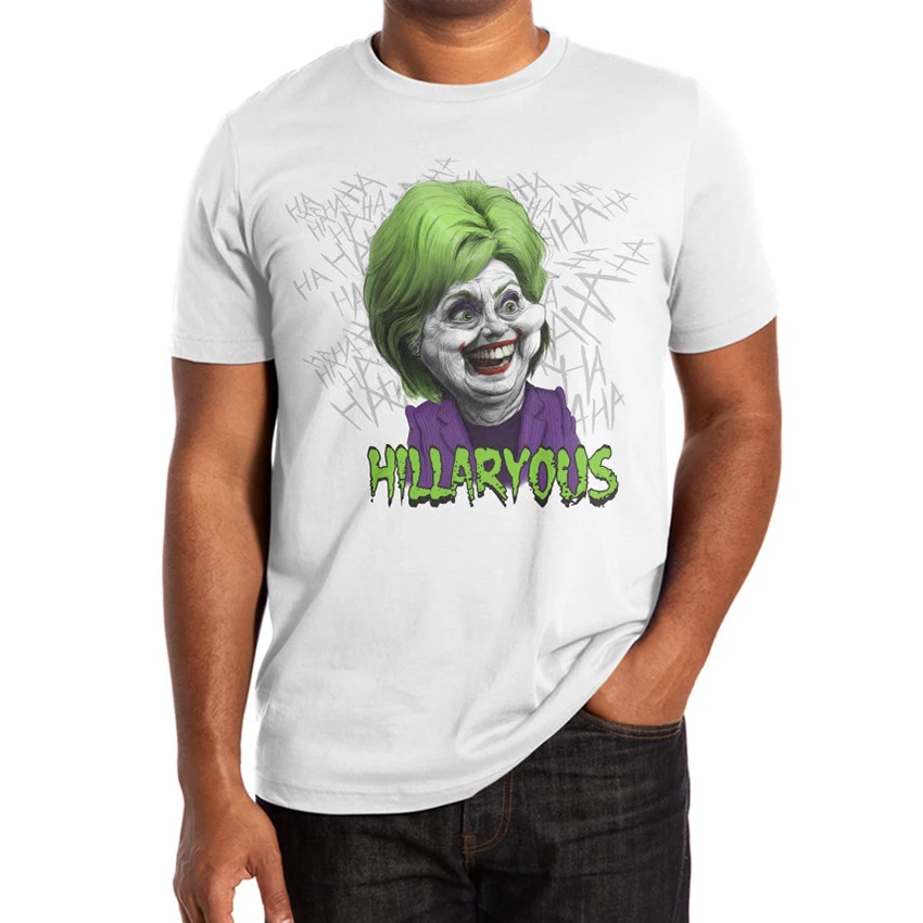 Detail Hillary Joker Shirt Nomer 2