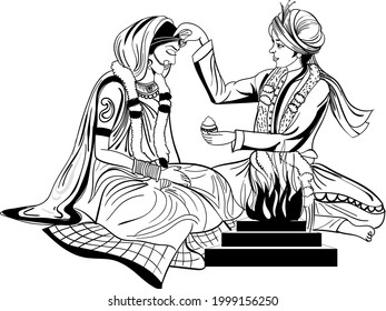 Detail Hindu Wedding Clipart Nomer 10