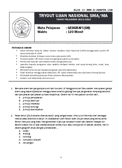 Detail Hiposentrum Gempa Ditunjukkan Gambar Nomor Nomer 47