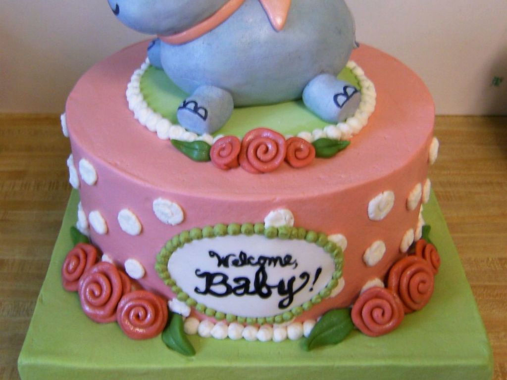 Detail Hippo Baby Shower Cake Nomer 8