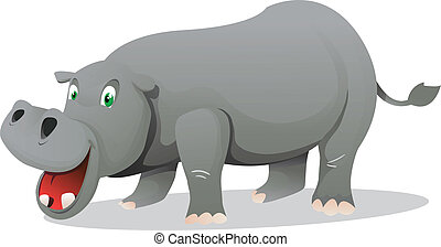 Detail Hippo Clipart Free Nomer 8