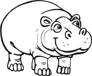 Detail Hippo Clipart Free Nomer 27