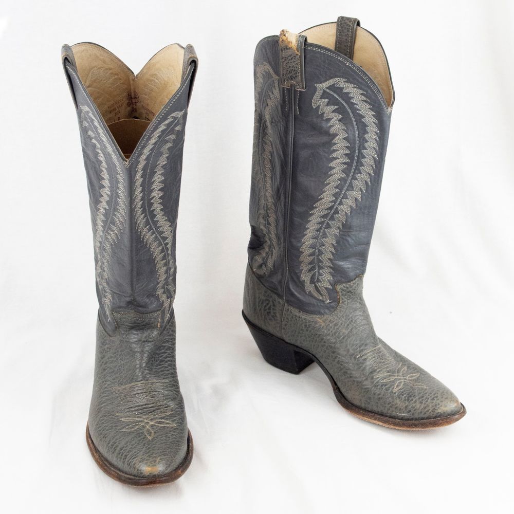 Detail Hippo Skin Cowboy Boots Nomer 41