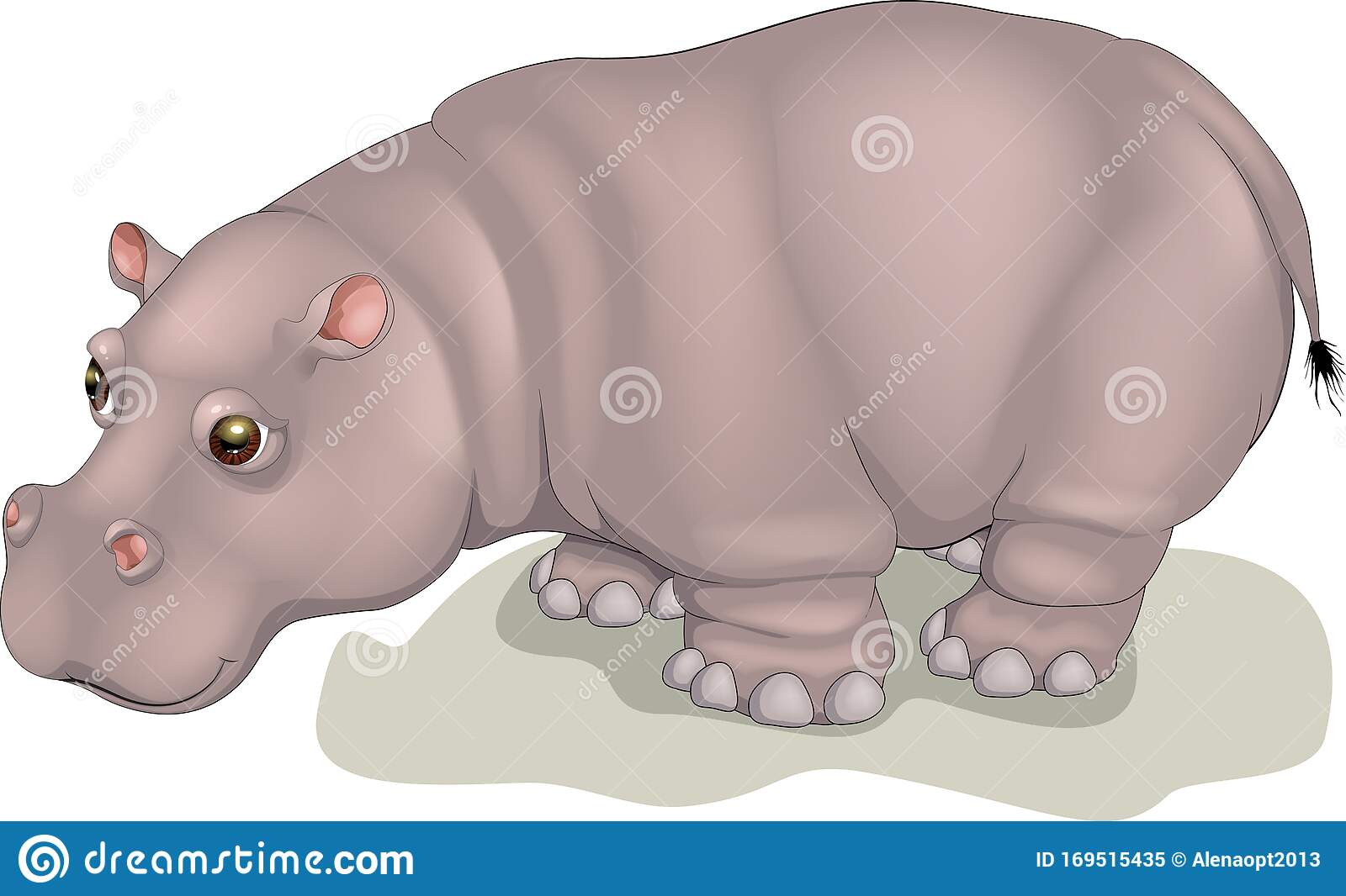 Detail Hippopotamus Clipart Nomer 28