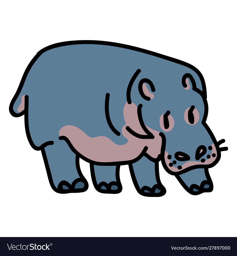 Detail Hippopotamus Clipart Nomer 44