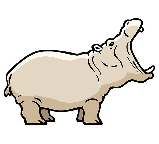 Detail Hippopotamus Clipart Nomer 46