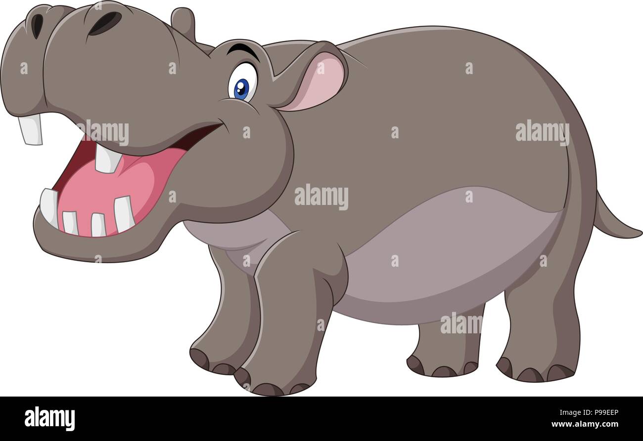 Detail Hippopotamus Vector Nomer 42