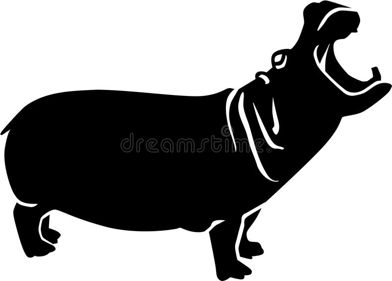 Detail Hippopotamus Vector Nomer 8