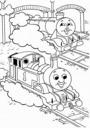 Detail Hitam Putih Gambar Thomas Gambar Thomas Nomer 43