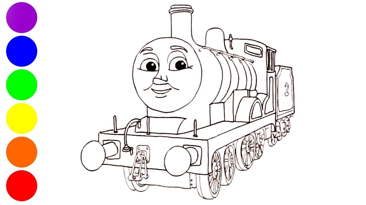 Detail Hitam Putih Gambar Thomas Gambar Thomas Hitam Putih Nomer 15