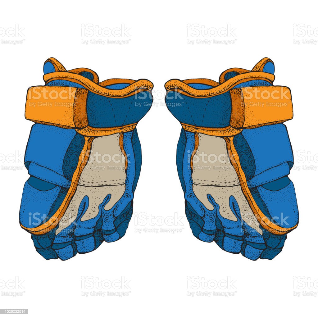 Detail Hockey Gloves Clipart Nomer 4