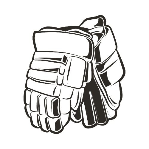 Detail Hockey Gloves Clipart Nomer 27
