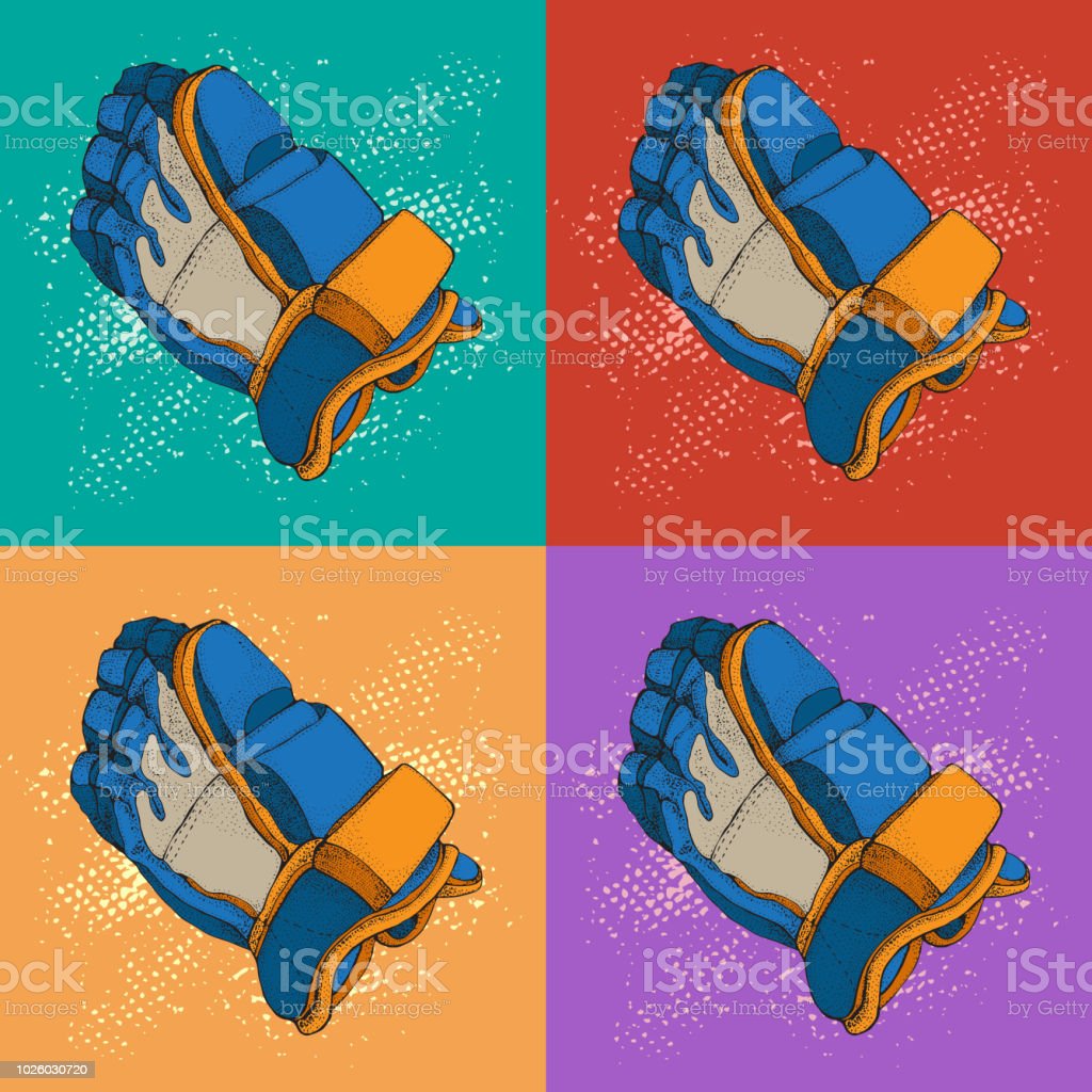 Detail Hockey Gloves Clipart Nomer 30