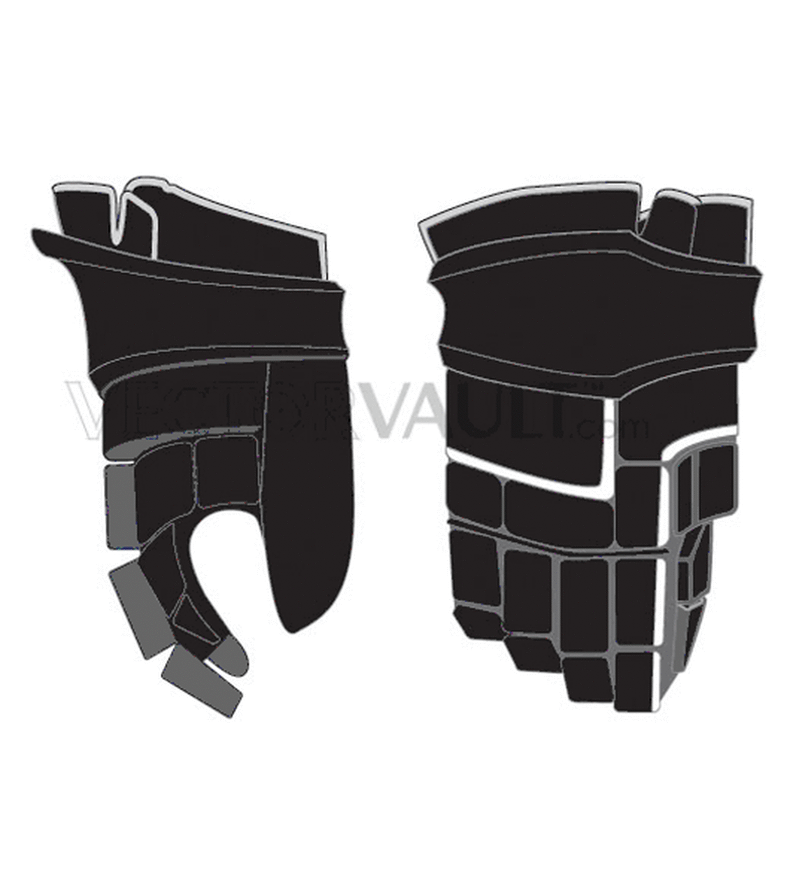 Detail Hockey Gloves Clipart Nomer 36